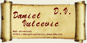 Daniel Vulčević vizit kartica